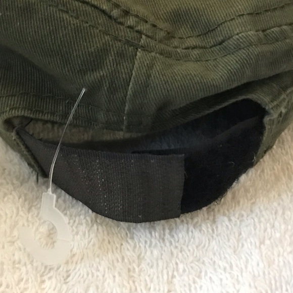 South Africa Adjustable Short Billed Military Style Green Travel Cap - Picture 5 of 9